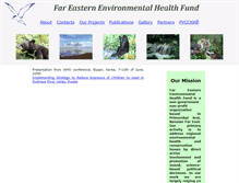 Tablet Screenshot of fehealthfund.org